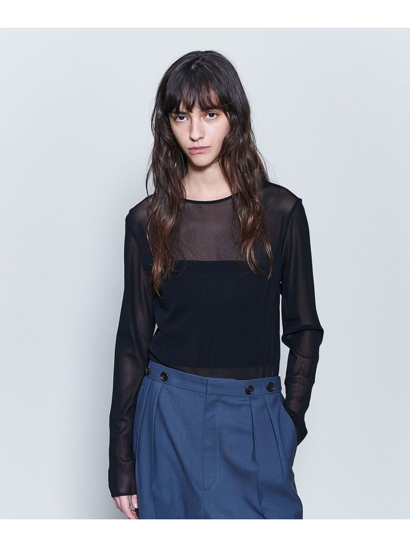 ＜6(ROKU)＞シアー シャーリング Tシャツ BEAUTY&YOUTH UNITED ARROWS｜<6(ROKU)>シアー ビッグ ニット