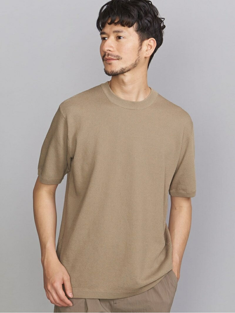 By 気体コットン ダイアゴナル ニット Beauty Youth United Arrows 傾国 弱年 ユナイテッドアローズ ニット 長袖ニット ベージュ ブラック グレー 貨物輸送無料 Rakuten Fashion Beauty Youth United Arrows メンズ ニット ビューティ ユース ユナイテッドアローズ