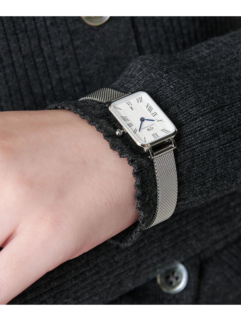 ＜DANIEL WELLINGTON＞Quadro Melrose Roman Numerals Date/ウオッチ BEAUTY\u0026YOUTH UNITED ARROWS もの言う花＆青少年 ユナイテッドアローズ 付属品・ウオッチ ウオッチ【貨物輸送無料】[ Fashion] レディース腕時計-腕時計