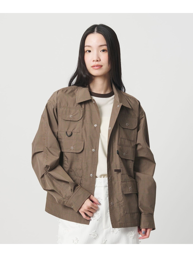 ＜DAIWA PIER39＞フィッシングポケット シャツジャケット BEAUTY&YOUTH UNITED ARROWS ビューティー＆ユース　ユナイテッドアローズ ジャケット・アウター その他のジャケット・アウター ブラウン【送料無料】[ Fashion]｜BEAUTY＆YOUTH UNITED ARROWS