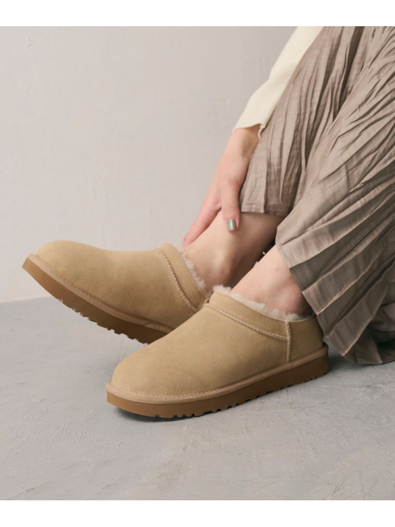 【国内EXCLUSIVE】＜UGG＞クラシック マイクロ ショートブーツ/スリッポン BEAUTY&YOUTH UNITED ARROWS ビューティー＆ユース　ユナイテッドアローズ シューズ・靴 ブーツ ホワイト【送料無料】[ Fashion]