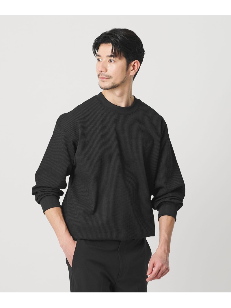 【WEB限定 WARDROBE SMART】テックサーマル アジャスト カットソー【吸水速乾】 BEAUTY&YOUTH UNITED ARROWS ビューティー＆ユース　ユナイテッドアローズ トップス カットソー・Tシャツ ブラック グレー ホワイト【送料無料】[ Fashion]