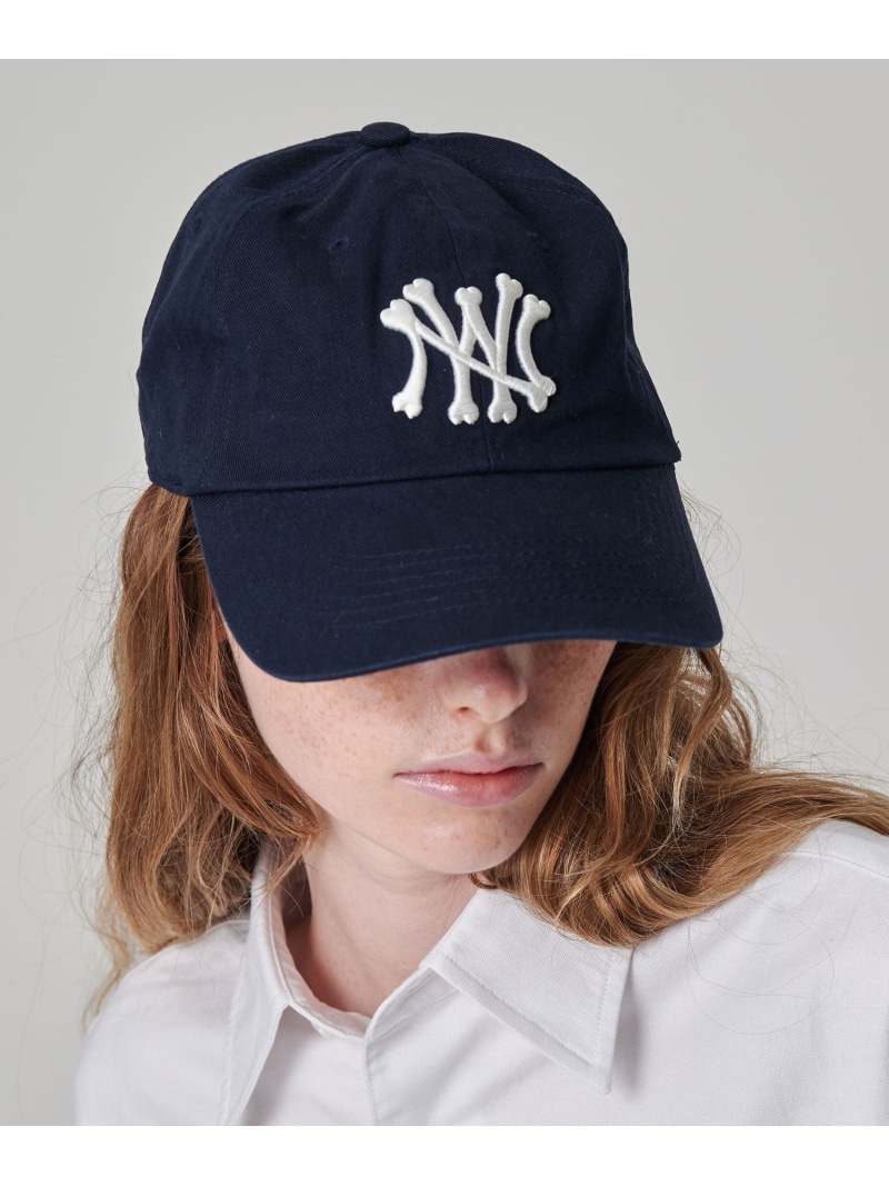 ＜NICE WEATHER＞パロディ キャップ NICE WEATHER ビューティー＆ユース　ユナイテッドアローズ 帽子 キャップ ネイビー ピンク グレー【送料無料】[ Fashion]