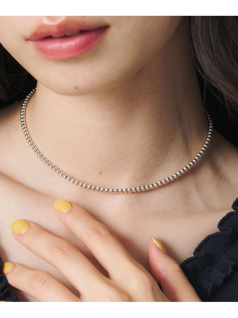 ＜ERICKA NICOLAS BEGAY＞SHINY 3mmボール ネックレス/35cm BEAUTY&YOUTH UNITED ARROWS ビューティー＆ユース　ユナイテッドアローズ アクセサリー・腕時計 ネックレス シルバー【送料無料】[ Fashion]
