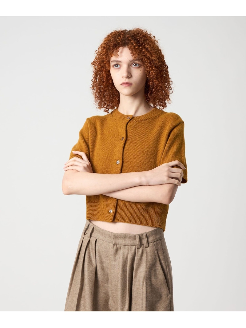 <6(ROKU)>SHEER COLOR RIB CARDIGAN/カーディガン 6（ロク）の「＜6(ROKU)＞SHEER COLOR RIB CARDIGAN