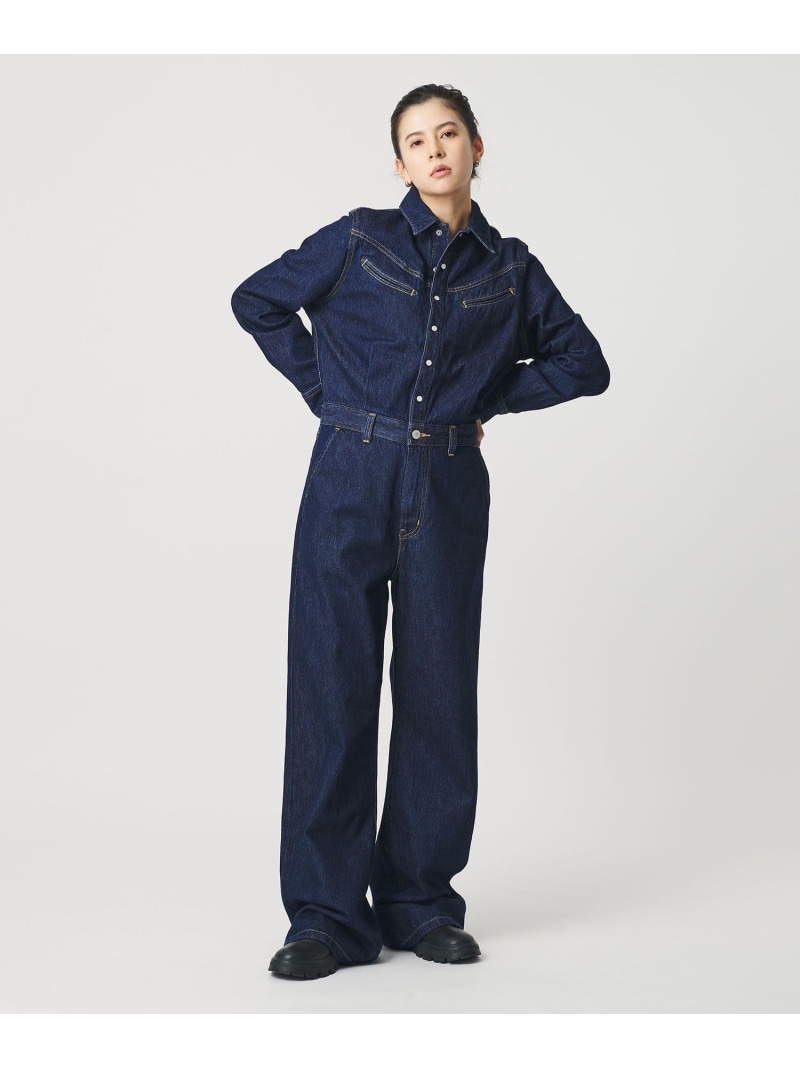 リーバイス　オールインワン 楽天市場】ジャンプスーツ ライトインディゴ MORE MONEY MORE