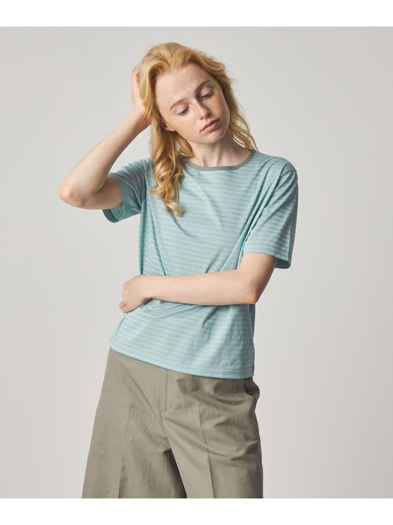 ＜Steven Alan＞間借り人 ティーシャツ Steven Alan もの言う花＆青少年 ユナイテッドアローズ トップス カットソー・プルオーバー 青み【貨物輸送無料】[ Fashion]