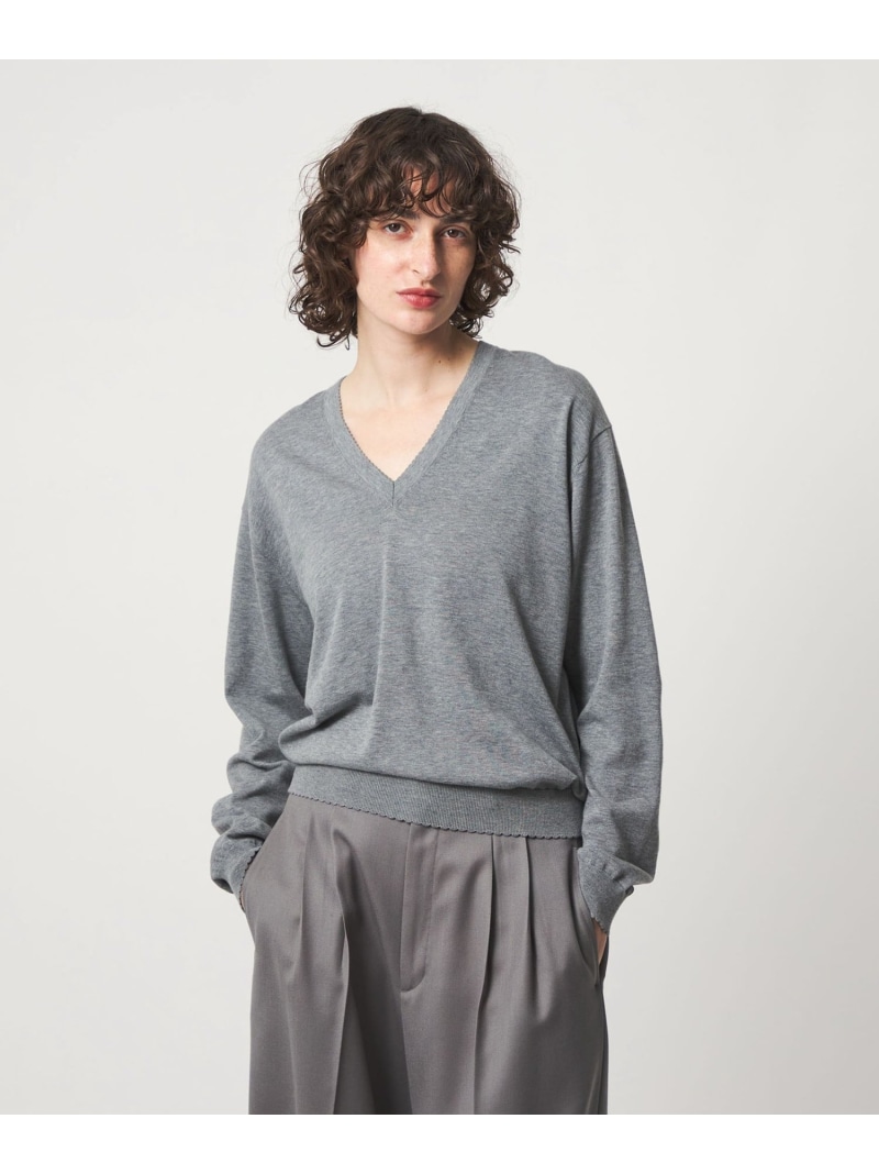 楽天市場】＜6(ROKU)＞マルチスラブ クルーネック ニット: 6(ROKU