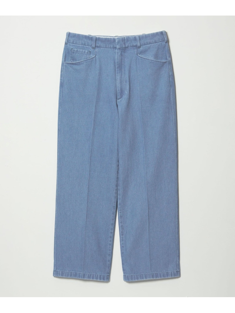 【SALE／30%OFF】＜Steven Alan＞ デニム Lポケット スラックス Steven Alan ビューティー＆ユース　ユナイテッドアローズ パンツ ジーンズ・デニムパンツ ブルー【RBA_E】【送料無料】[ Fashion] 12,613円