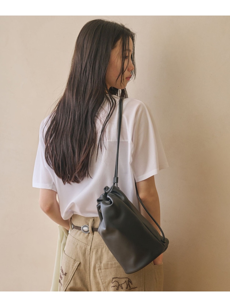 レザー ナップサック BEAUTY&YOUTH UNITED ARROWS ビューティー＆ユース　ユナイテッドアローズ バッグ リュック・バックパック ブラック ベージュ【送料無料】[ Fashion]｜BEAUTY＆YOUTH UNITED ARROWS