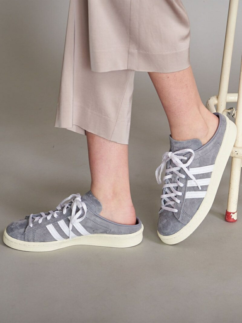 絶対的存在へ 手放せない極上 楽天市場 Adidas Originals アディダス Campus キャンパス レザーミュール Beauty Youth United Arrows ビューティ ユース ユナイテッドアローズ シューズ スニーカー スリッポン グレー 送料無料 Rakuten Fashion