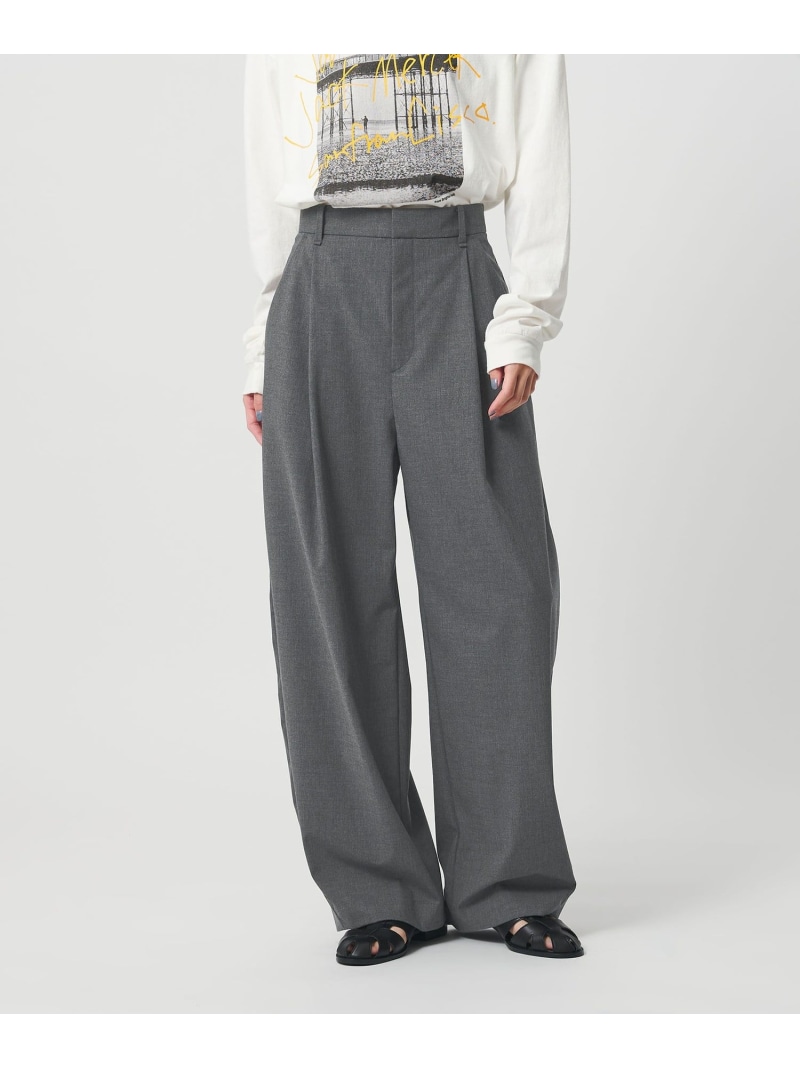 【SALE／40%OFF】タック カーブパンツ ウォッシャブル BEAUTY&YOUTH UNITED ARROWS ビューティー＆ユース　ユナイテッドアローズ パンツ その他のパンツ グレー【RBA_E】【送料無料】[ Fashion]｜BEAUTY＆YOUTH UNITED ARROWS
