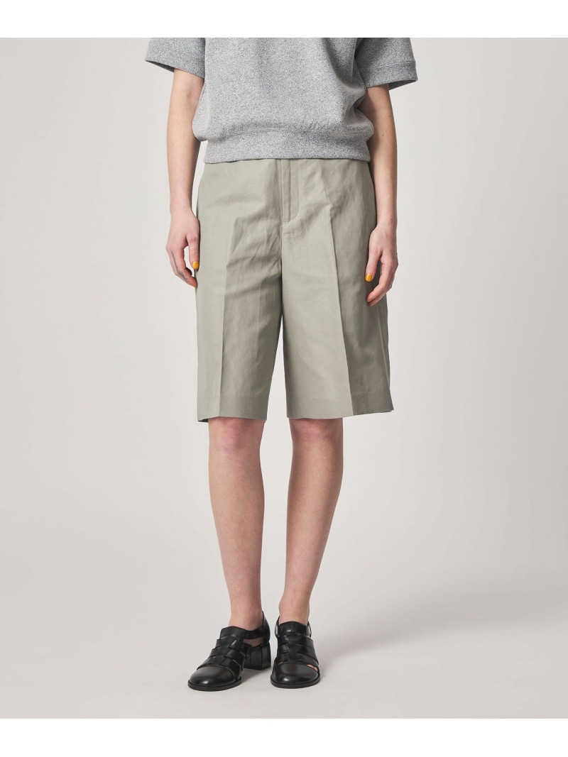 ＜Steven Alan＞コットン アサ ハーフパンツ Steven Alan ビューティー＆ユース　ユナイテッドアローズ パンツ キュロット ブラック グリーン【送料無料】[ Fashion]