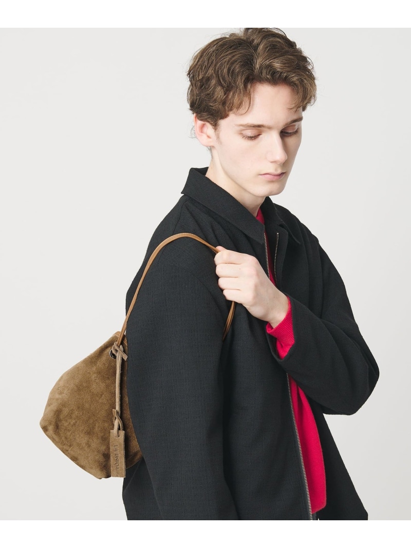 ＜LA UNIQA＞スエード 巾着 バッグ BEAUTY&YOUTH UNITED ARROWS ビューティー＆ユース　ユナイテッドアローズ バッグ ハンドバッグ ベージュ【送料無料】[ Fashion]