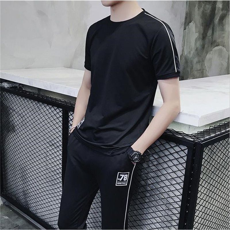 セットアップ ジャージ 夏 半袖 Tシャツ 上下セット スポーツウェア ジャージ 運動 メンズ ショートパンツ ハーフパンツ カジュアル サイドライン