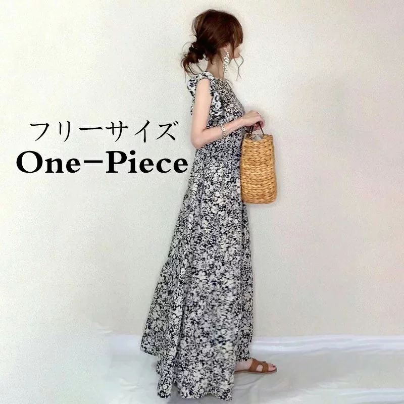 ワンピース レディース 花柄ワンピース マキシワンピース ゆったり おしゃれ 可愛い 上品 きれいめ ロング丈 ワンピース 夏 aライン 着痩せ 体型カバー 丸首 母の日 プレゼント