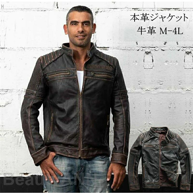 本革ジャケット メンズジャケット ビジネスメンズ 父の日 ライダースジャケット 革ジャン レザーコート ラペル ボタンタイプ 高品質 防風 防水 防寒 プレゼント ギフト 父の日 彼氏