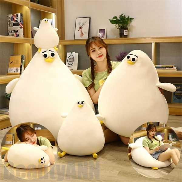 楽天市場】もっちりクッション カモメぬいぐるみ クッション