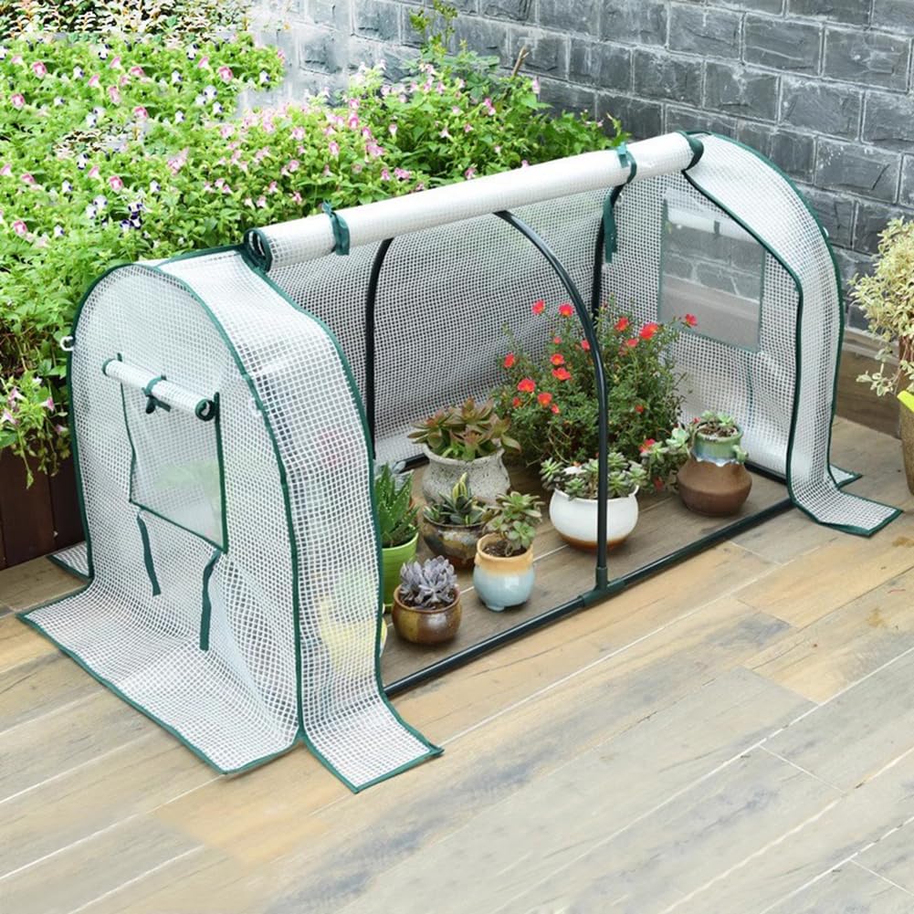 ビニール住み家 ビニール植木室 小型 回廊 ミニ 身寄り用 小型植木室 室外 室内 2way 牢固たる 花 蔬菜 作りだす 殺虫剤 防雨 精神的な統合飾り気の無い 保温 防寒 庭園住み家 御花住み家 飾り気の無い植木室 横長手合い