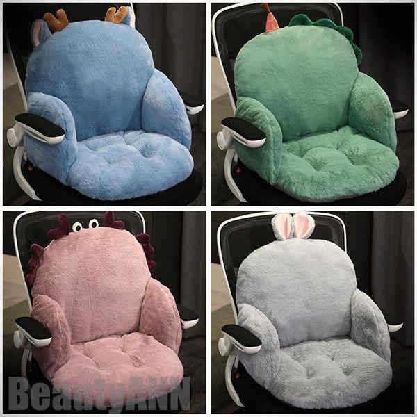 新生活 かわいい座布団 シートクッション シートクッション オフィスチェア クッション シート 座り心地いい 低反発 可愛い 姿勢改善 痛み緩和 柔軟 快適 洗える 3Dクッション かわいいチェアパッド 座椅子 背もたれ 低反発 腰枕|BeautyANNShop