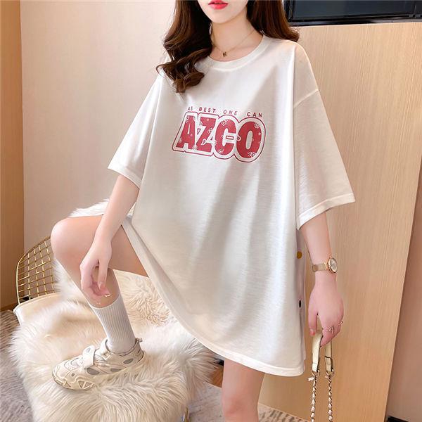 tシャツ ビックロゴプリントショートTシャツ レディース EPIMI E'PIMMY tシャツ ロゴプリントショート丈ビッグTシャツ