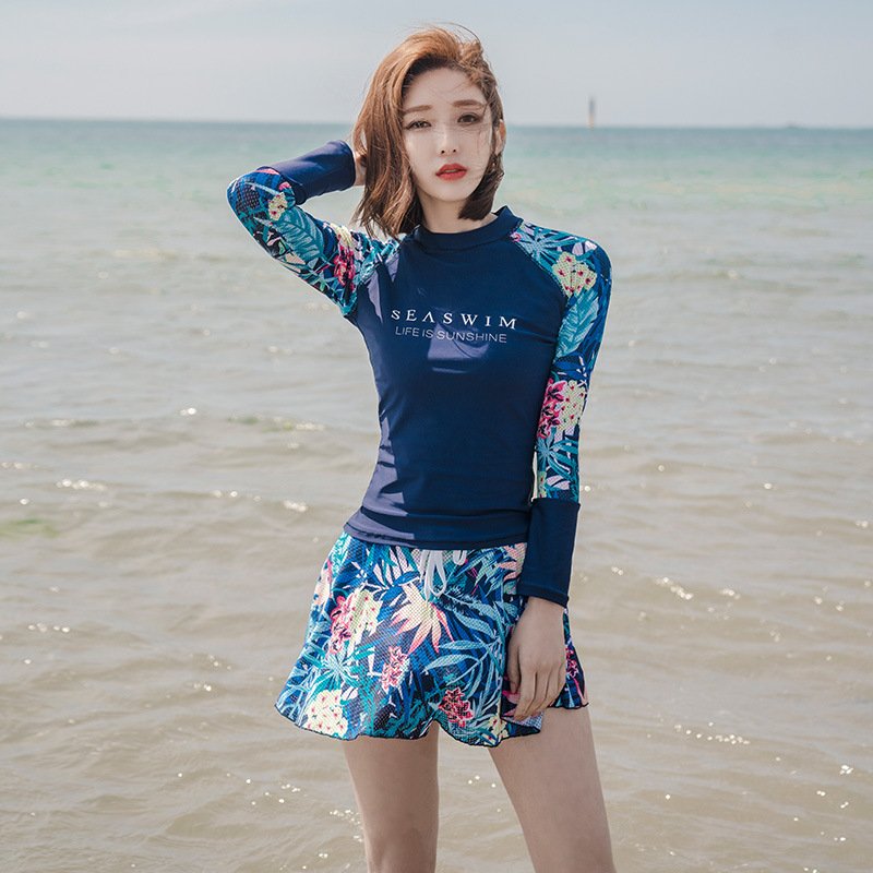 水着・ラッシュガード Nudle 水着 5点セット Lサイズ ラッシュガード レギンス スボーツブラ