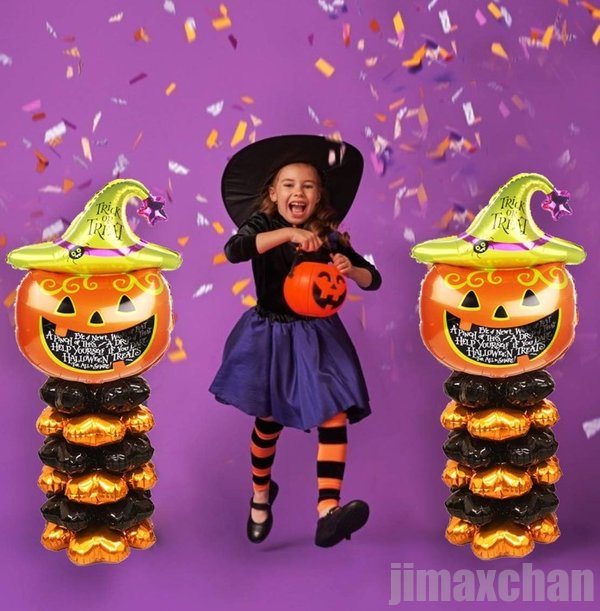 新生活 雑貨 カボチャバルーン 145ｃｍぐらい 巨大 カボチャ風船 ハロウィン 装飾 バルーン 豪華 飾り付け セット ホームデコレーション用小物｜BeautyANNShop