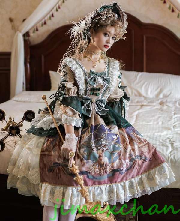 新生活 サマー Lolita系/宮廷ドレス/長袖/opワンピース jsk /ロリータ トップス 萌え レディース ゴスロリ ロリータファッション｜BeautyANNShop