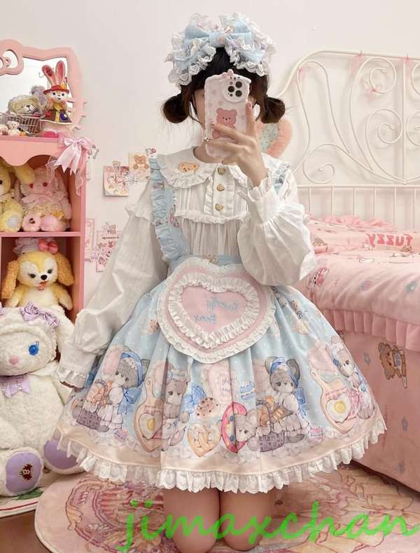 LO14 lolita オリジナル jsk ロリータ ワンピース オリジナル lolita 中華風 ピンク ロリータ JSKワンピース L282