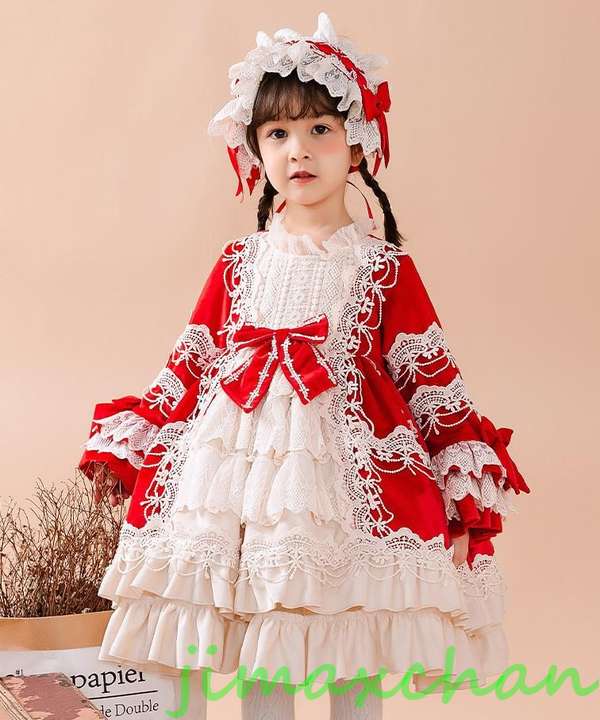 新生活 サマー Lolita系 長袖/子供 /キッズ/ ロリータ トップス 萌え ゴスロリ ハロウィン クリスマス キッズ 女児 コスチューム 子供 衣装 ドレス アリス ハロウィン仮装