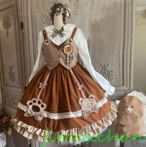 ゴスロリ・ストロベリー柄フリルドレス　くまみみパーカー 楽天市場】ダークグル〜ミ〜 クマミミパーカー クマ耳 長袖 原宿 原宿