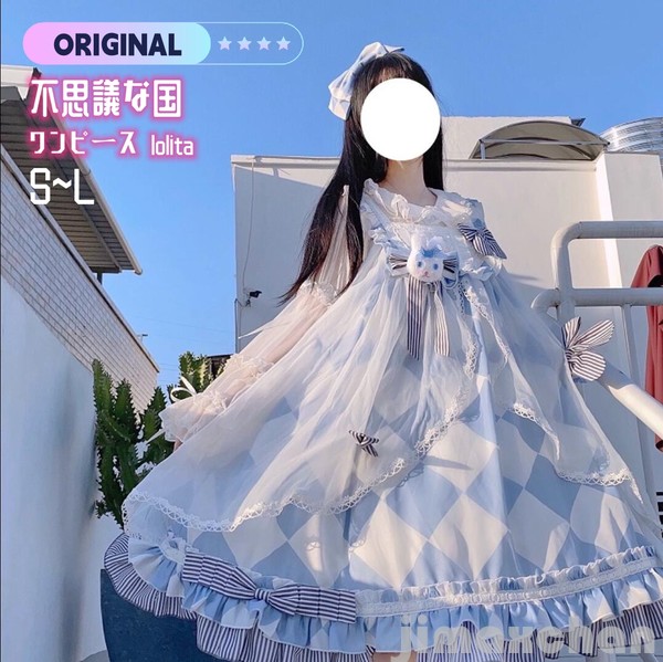 新生活 ロリータ Lolita jsk sk op オリジナル 高品質 数量限定 ワンピース 長袖 可愛い ゴスロリ ゴシックドレス 女の子 中校生 高校生 コスプレ コスチューム ハロウィン 舞台 ステージ 衣装 日常可愛い ふわふわ 髪飾り|BeautyANNShop