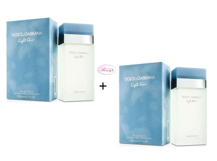 初回限定お試し価格 2個セット ドルチェ ガッバーナ D Gライトブルー 0ml Edt Sp 香水 フレグランス