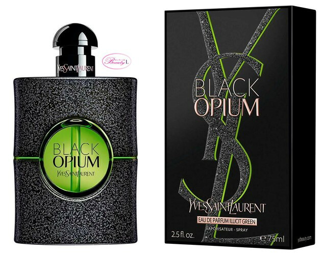 前日 サンローラン YVES SAINT LAURENT 黒いこと オピウム  イリシト (イリシット）緑であること  電子データ処理/SP 75ml