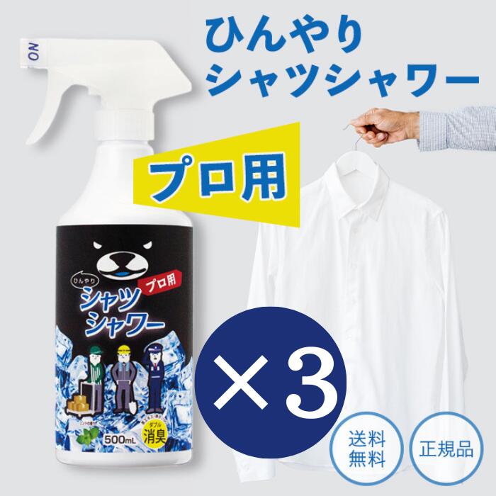制汗 鬼冷 シャツシャワー ストロングレベルMAX 500ml 4本セット 4本まとめ売り ひんやりシャツシャワー ストロング レベルMAX