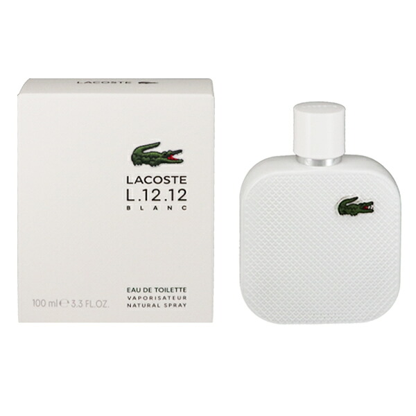 香水 メンズ オーデ ラコステ L.12.12 ブラン EDT・SP 100ml 送料込み 香水 フレグランス プレゼント 贈り物 ギフト EAU DE LACOSTE L.12.12 BLANC POUR HOMME