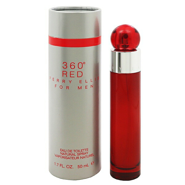 ペリーエリス 香水 メンズ 360゜ レッド フォーメン EDT・SP 50ml 送料込み(沖縄・離島を除く) 香水 フレグランス プレゼント 贈り物 ギフト 360゜ RED FOR MEN PERRY ELLIS