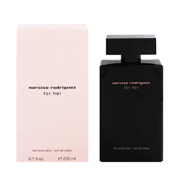 ナルシソ ロドリゲス フォーハー ボディローション 200ml 送料無料 NARCISO RODRIGUEZ FOR HER BODY LOTION｜ビューティーファクトリー・ベルモ