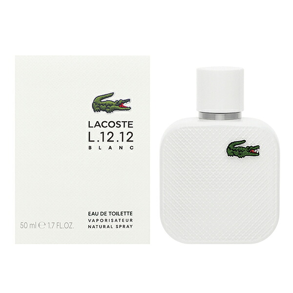 香水 メンズ オーデ ラコステ L.12.12 ブラン EDT・SP 50ml 送料込み(沖縄・離島を除く) 香水 フレグランス プレゼント 贈り物 ギフト EAU DE LACOSTE L.12.12 BLANC POUR HOMME