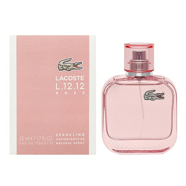 香水 レディース オーデ ラコステ L.12.12 ローズ スパークリング EDT・SP 50ml 送料込み(沖縄・離島を除く) 香水 フレグランス プレゼント 贈り物 ギフト EAU DE LACOSTE L.12.12 ROSE SPARKLING