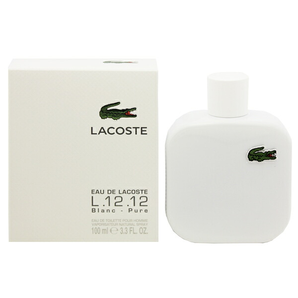 香水 メンズ オーデ ラコステ L.12.12 ブラン EDT・SP 100ml 送料無料 香水 フレグランス プレゼント 贈り物 ギフト EAU DE LACOSTE L.12.12 BLANC POUR HOMME｜ビューティーファクトリー・ベルモ