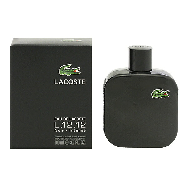 香水 メンズ オーデ ラコステ L.12.12 ノワール EDT・SP 100ml 送料無料 プレゼント 贈り物 ギフト EAU DE LACOSTE L.12.12 NOIR POUR HOMME