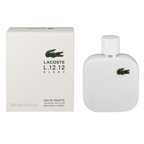 香水 メンズ オーデ ラコステ L.12.12 ブラン EDT・SP 100ml 送料込み 香水 フレグランス プレゼント 贈り物 ギフト EAU DE LACOSTE L.12.12 BLANC POUR HOMME