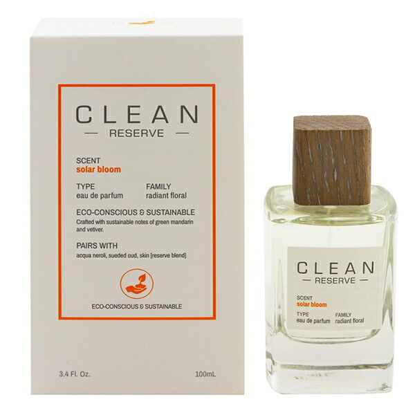 クリーン 【在庫限り】 香水 レディース リザーブ ソーラー ブルーム EDP・SP 100ml 送料無料 プレゼント 贈り物 ギフト RESERVE SOLAR BLOOM CLEAN