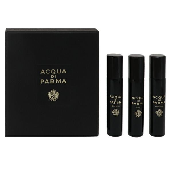 アクア デ パルマ 香水 メンズ レディース ディスカバリーセット シグネチャーズ オブ ザ サン ブラック 12ml×3 送料無料 香水 フレグランス プレゼント 贈り物 ギフト SIGNATURES OF THE SUN DISCOVERY SET BLACK ACQUA DI PARMA