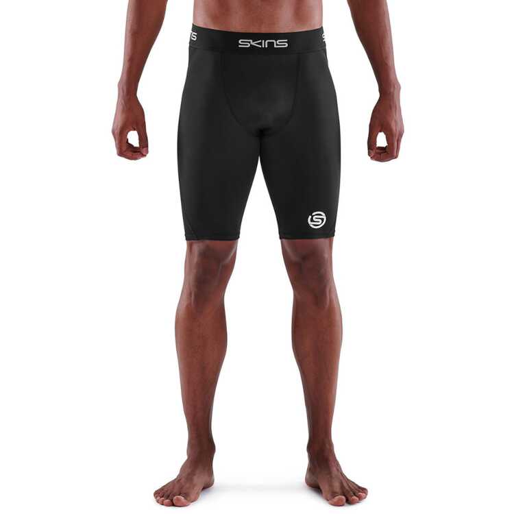 スキンズ SERIES-1 メンズ ハーフタイツ L ブラック #18171140-019 送料無料 SKINS