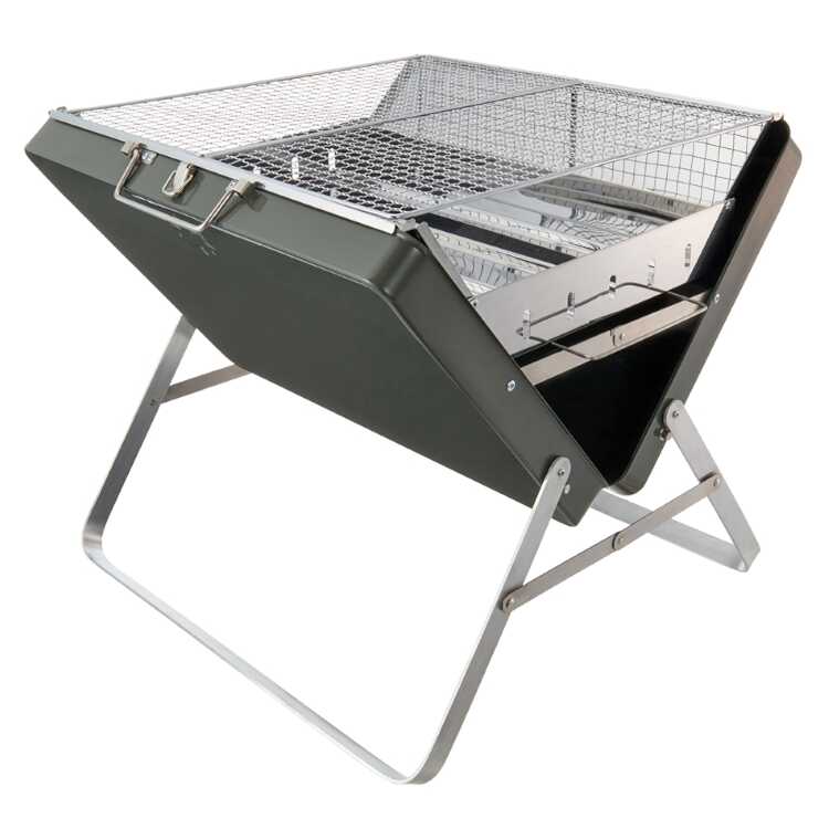 ロゴス アタッシュケース型大型グリル グリルアタッシュ XL 幅51&times;奥行51.5&times;高さ45cm #81060950 送料無料｜ビューティーファイブ