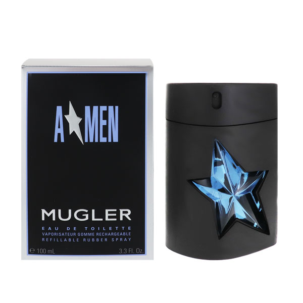 テュエリーミュグレー グルマン 香水 メンズ A☆MEN (ラバーボトル) (レフィラブル) EDT・SP 100ml 送料無料 プレゼント 贈り物 ギフト ANGEL MEN REFILLABLE RUBBERS THIERRY MUGLER