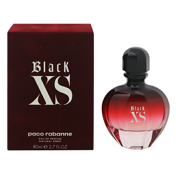 パコラバンヌ 香水 レディース ブラック エクセス フォーハー EDP・SP 80ml 送料込み 香水 フレグランス プレゼント 贈り物 ギフト BLACK XS FOR HER PACO RABANNE