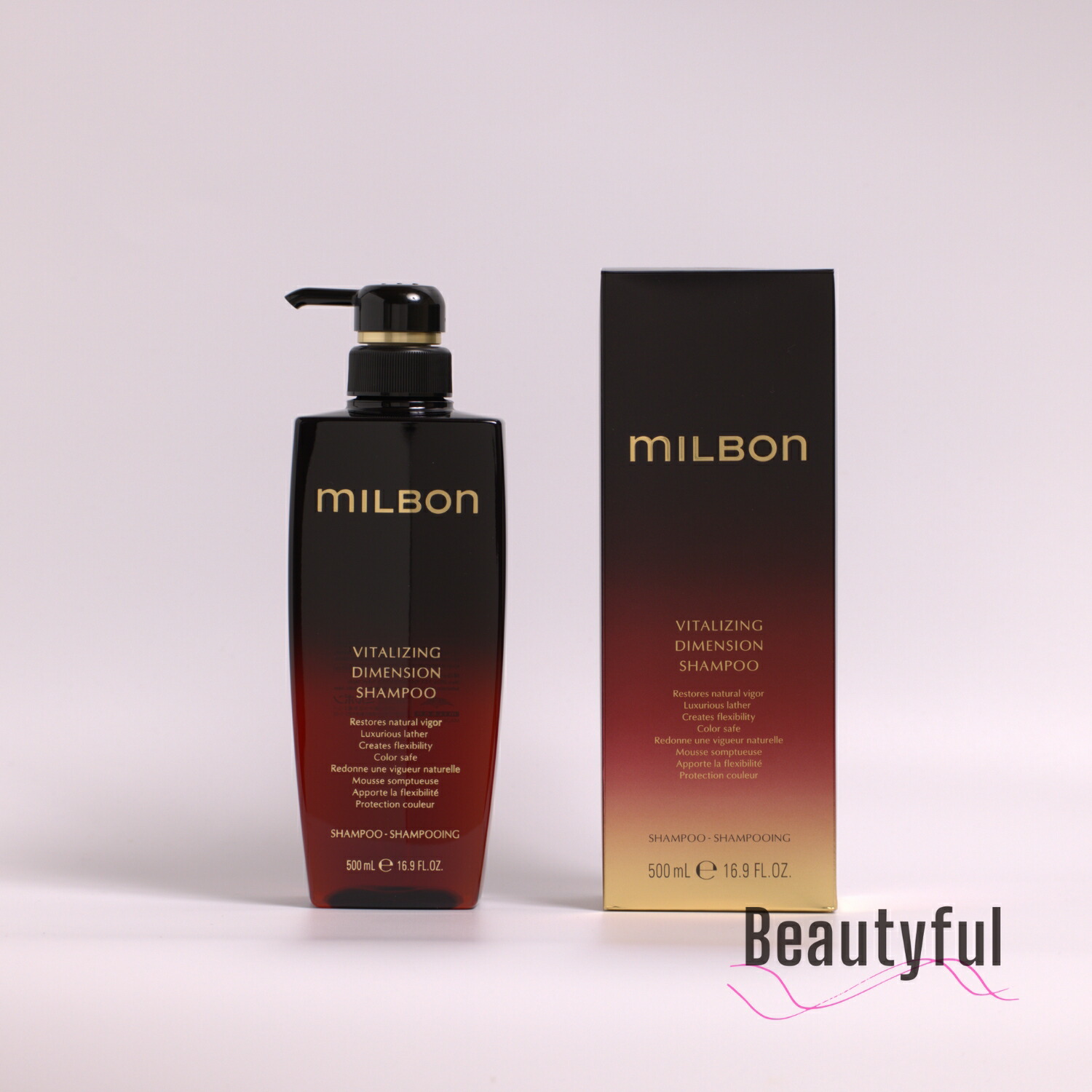 ミルボン バイタライジングディメンション　シャンプー＆トリートメント各500ml MILBON ミルボン バイタライジング ディメンション シャンプー